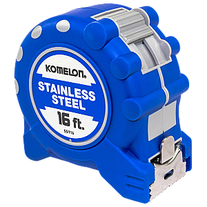 Komelon SS116 16 ft Stainless Steel Gripper Tape Measure